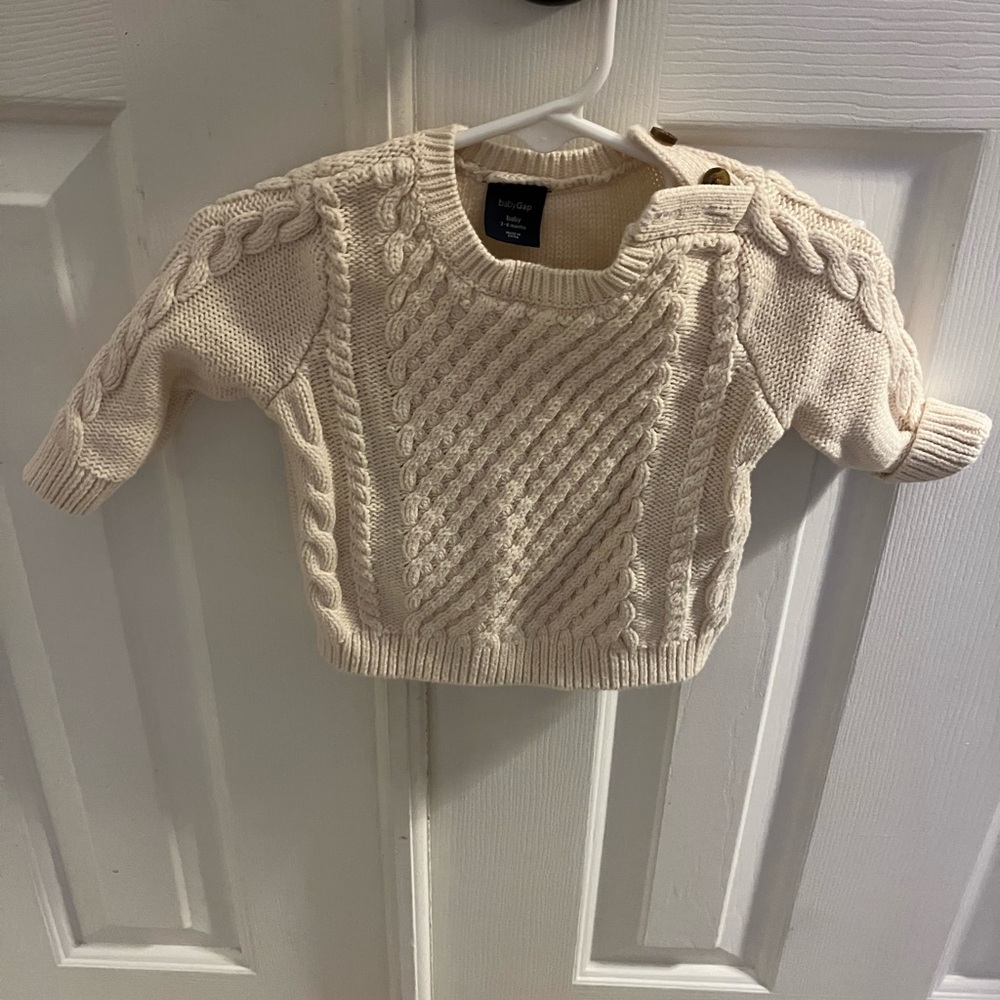 Baby gap cream colored sweater